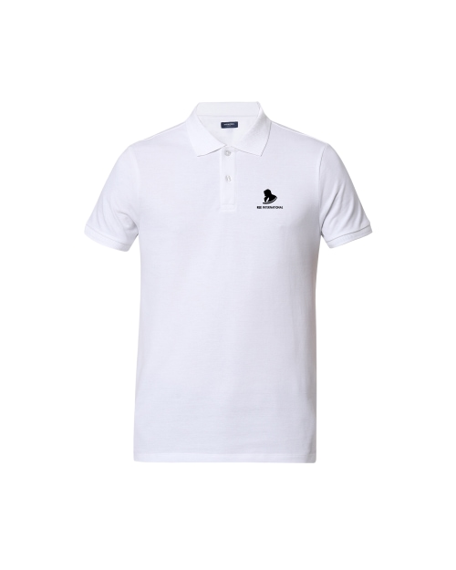 Jack & Jones Jacquard Plain Polo T-shirt - White
